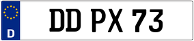 Truck License Plate